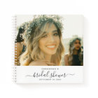 Script moderne élégant Fête des mariées photo invi