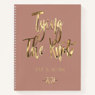 Carnet Se Marier Tying The Knot 2021 Rose Gold