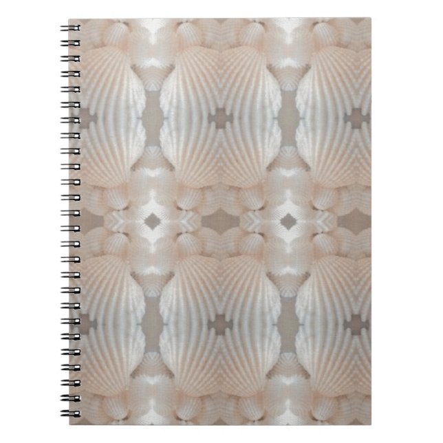 Carnet Sea Shells Love, Romantique Exotic Tropical Bridal (Devant)