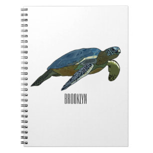 Carnet Sea turtle cartoon