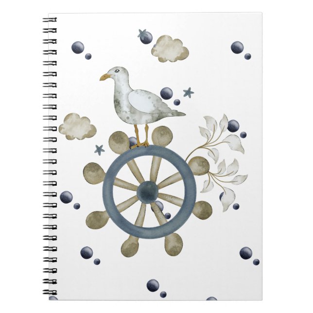 Carnet Seagull Frappe Un Voyage (Devant)