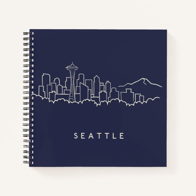 Carnet Seattle Skyline (Devant)