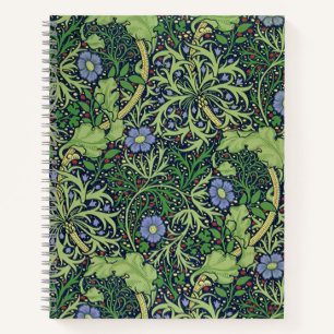 Carnet Seaweed Art nouveau design by William Morris