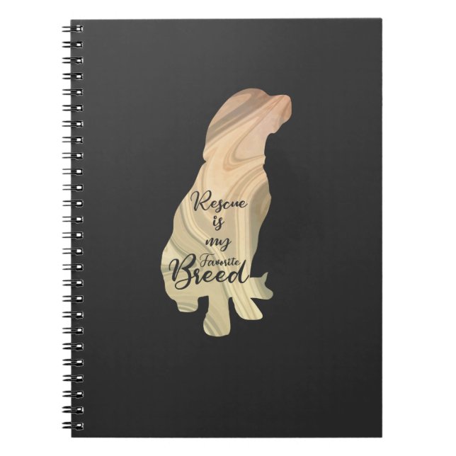 Carnet Secourt de chien Cadeau Abri animal sensibilisatio (Devant)