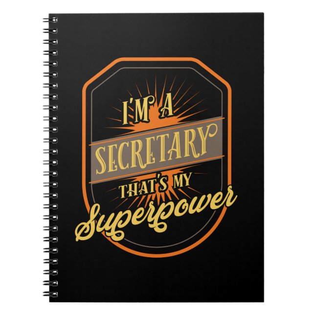Carnet Secrétaire (Devant)