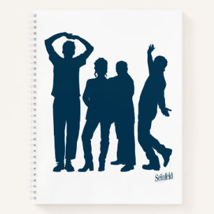 Carnet Seinfeld   Graphique de silhouette de groupe