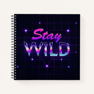 Carnet Séjour Cool sauvage Rétro 80s Vaporwave