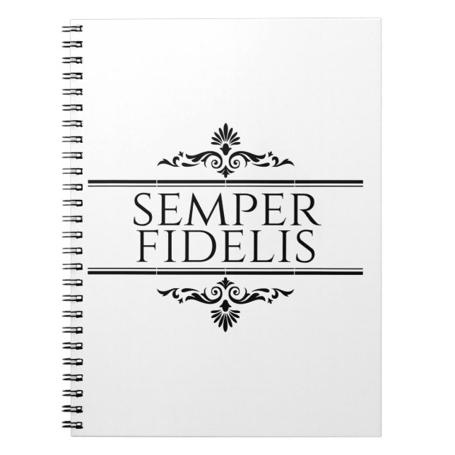 Carnet Semper Fidelis (Devant)