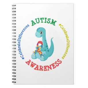 Carnet Sensibilisation sur l'autisme Dinosaures