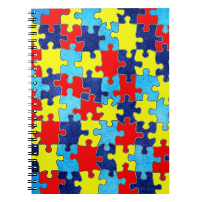 Carnet Sensibilisation sur l'autisme-Puzzle par Shirley T (Devant)