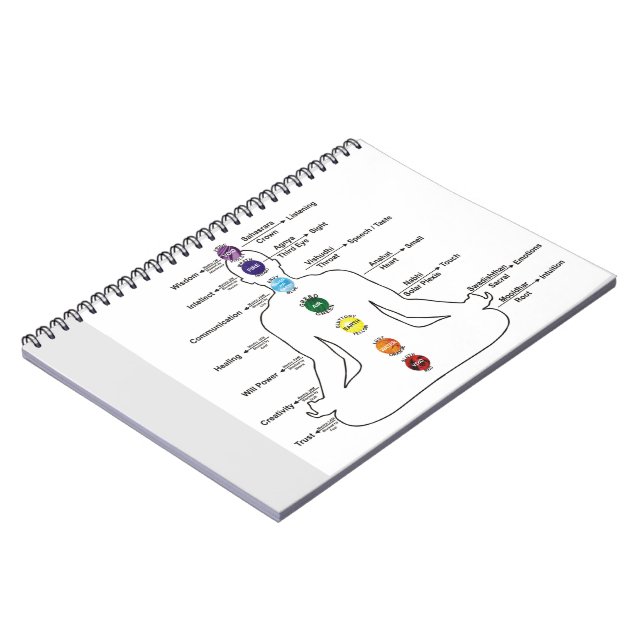 Carnet Sept chakras (Côté gauche)