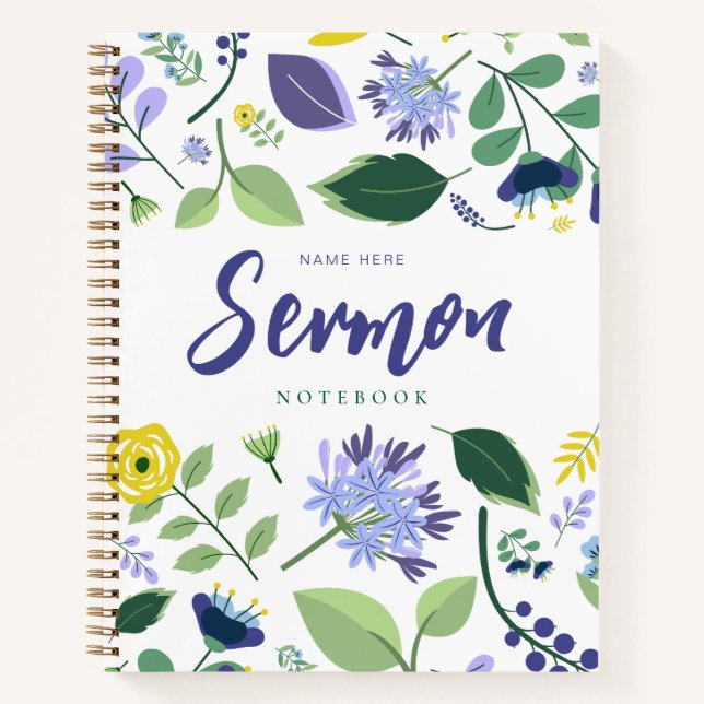 Carnet Sermon moderne (Devant)