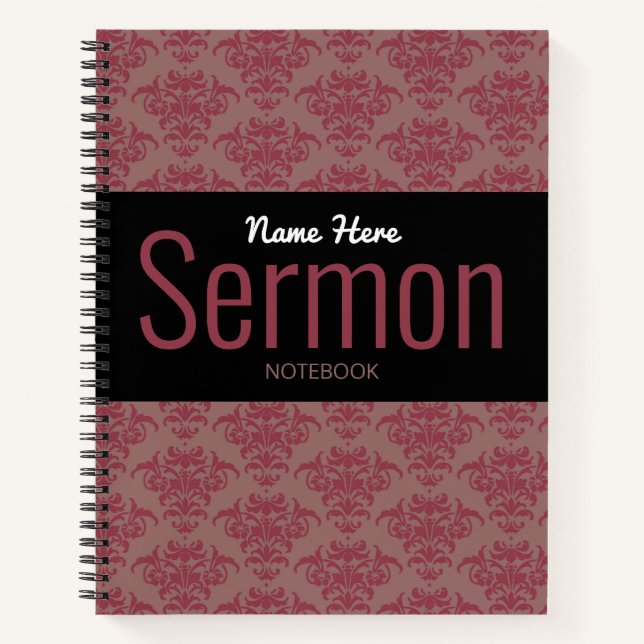 Carnet Sermon moderne (Devant)
