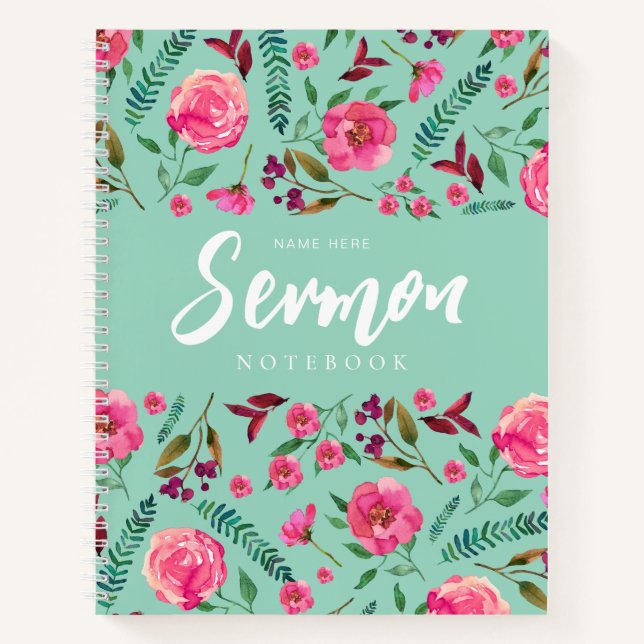 Carnet Sermon moderne (Devant)