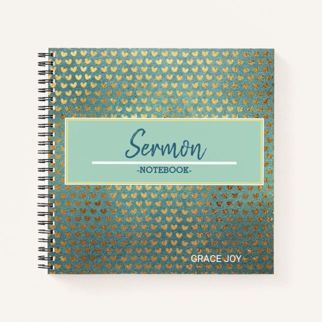 Carnet Sermon moderne (Devant)
