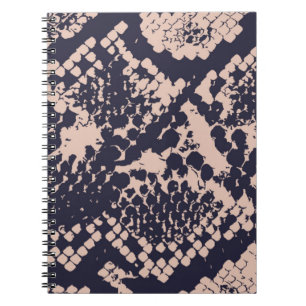 Carnet Serpent à motifs Snakeskin sans soudure, peau, p