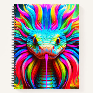 Carnet Serpent arc-en-ciel