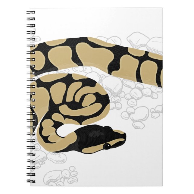 Carnet Serpent de python de boule (Devant)