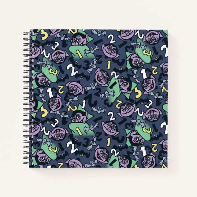 Carnet Sésame Sésame | Count von Count Doodle Motif (Devant)