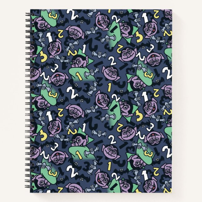 Carnet Sésame Sésame | Count von Count Doodle Motif (Devant)