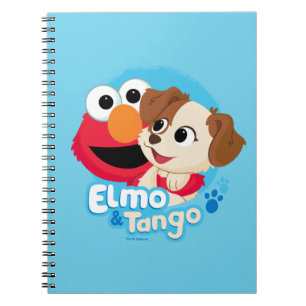 Carnet Sesame Street   Badge Elmo & Tango