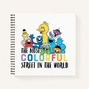 Carnet Sesame Street   La rue la plus colorée