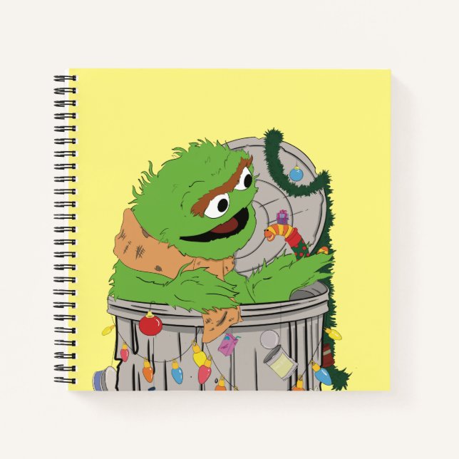 Carnet Sesame Street | Noël Oscar le Grouch (Devant)
