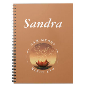 Carnet SGI bouddhiste Lotus et NMRK