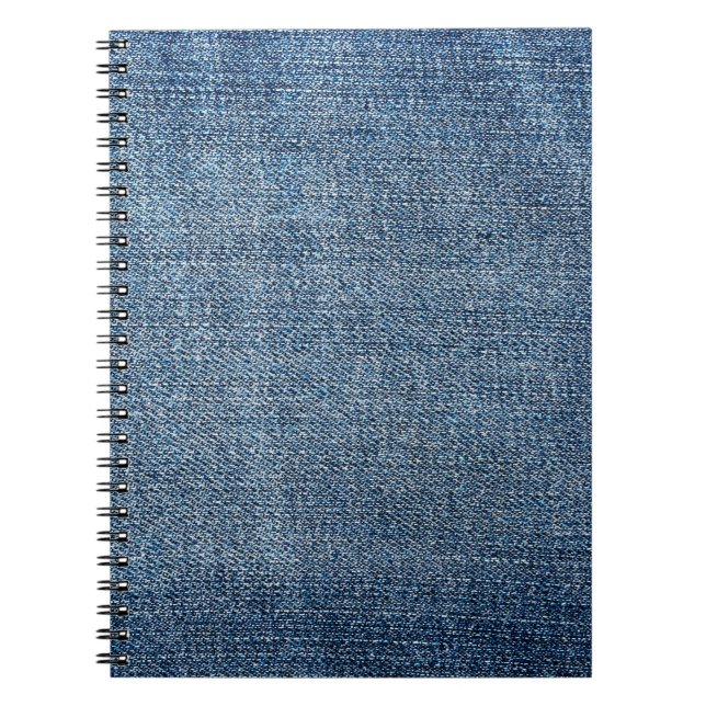 Carnet Shabby texture denim pour arrière - plan. Jeans bl (Devant)