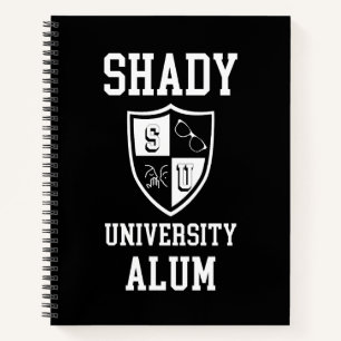 Carnet Shady University Alum grad personnalisé sarcastiqu