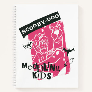 Carnet Shaggy and Scooby Doo Meddling Kids Punk Outline