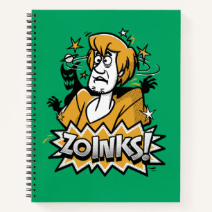 Carnet Shaggy "Zoinks !" Graphic halftone
