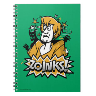 Carnet Shaggy "Zoinks !" Graphique demi-ton