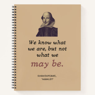 Carnet Shakespeare Inspiration Vintage Bookish Graduation