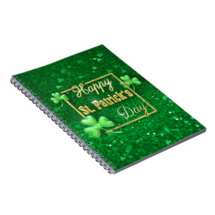 Carnet Shamrock d'or de la Saint-Patrick