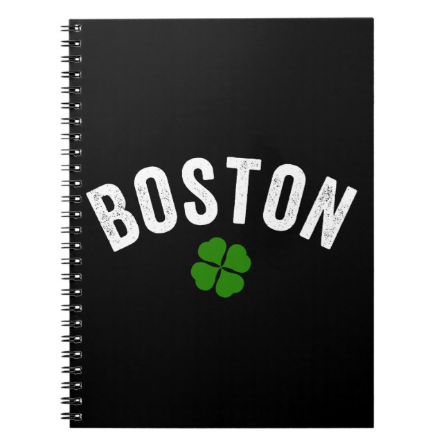 Carnet Shamrock irlandais de Boston (Devant)