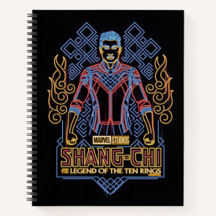 Carnet Shang-Chi Neon Lumière Graphique