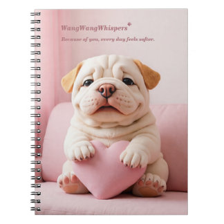 Carnet Shar Pei Puppy – Sweet Embrace by WangWang