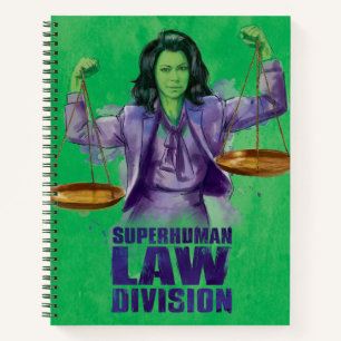 Carnet She-Hulk Scales de la justice Division du droit su