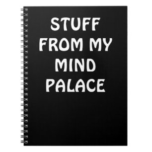 Carnet Sherlock inspired MIND PALACE notebook