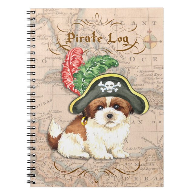 Carnet Shih Tzu Pirate (Devant)