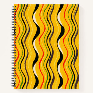 Carnet Shima-Shima, motif coloré,