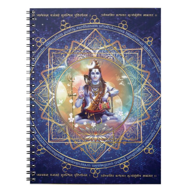 Carnet Shiva Mahamrityunjaya - épuration de karma (Devant)