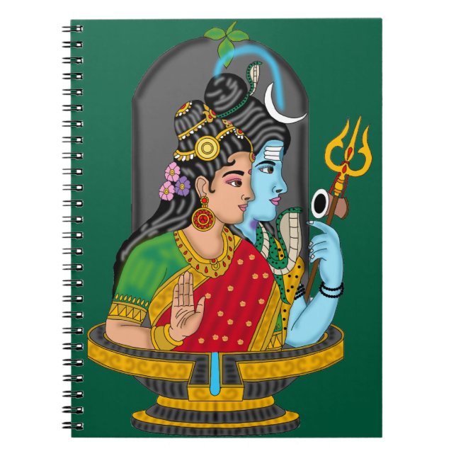 Carnet Shiva Parvati – Divine Love & Blessings (Devant)
