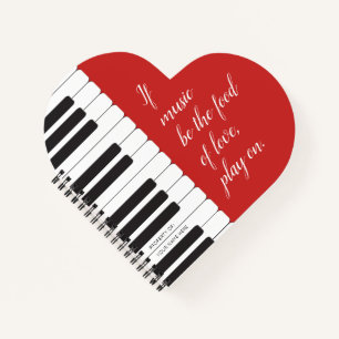 Carnet Si la musique est la nourriture de l'amour - thème