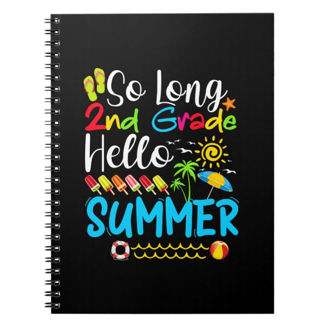 Carnet Si Long 2E Année Bonjour Été Dernier Jour De L'Éco (Devant)