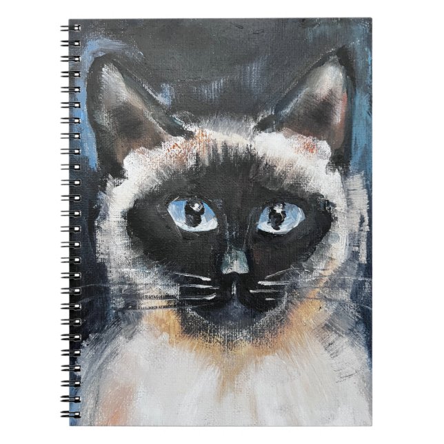 Carnet Siamese cat (Devant)