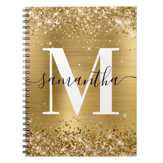 Carnet Signature or Parties scintillant or huile Monogram (Devant)