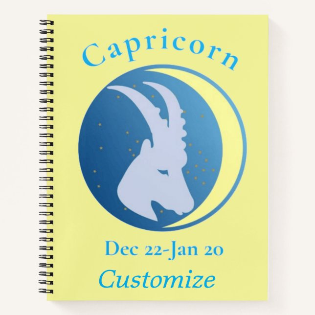 Carnet Signe du Capricorne Thunder_Cove (Devant)