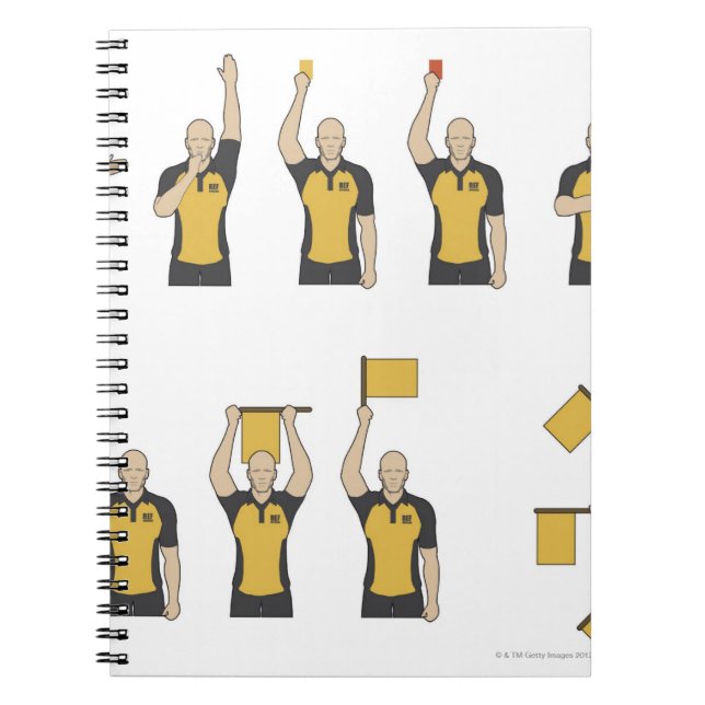 Carnet Signes des arbitres de football (Devant)